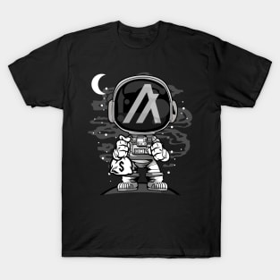 Astronaut Algorand ALGO Coin To The Moon Crypto Token Cryptocurrency Wallet Birthday Gift For Men Women T-Shirt